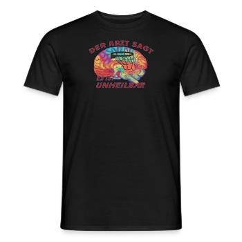Basketball Geschenkidee Sport Design - Männer T-Shirt - Schwarz - Vorne - AI Model Male 178 light (178cm)