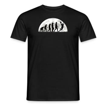 Idée cadeau basket-ball Sports Design - T-shirt homme - noir - Devant - AI Model Male 178 light (178cm)