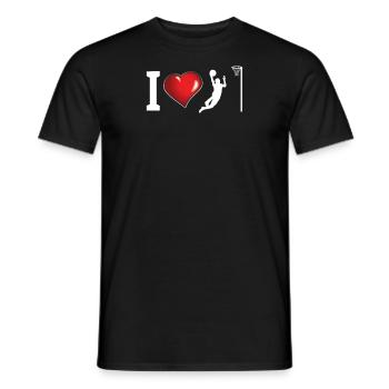 Basketball Geschenkidee Sport Design - Männer T-Shirt - Schwarz - Vorne - AI Model Male 178 light (178cm)