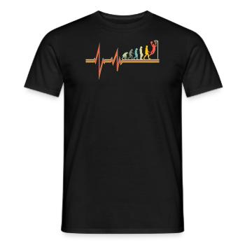 Basketball Idée cadeau Sport Design - T-shirt homme - noir - Devant - AI Model Male 178 light (178cm)