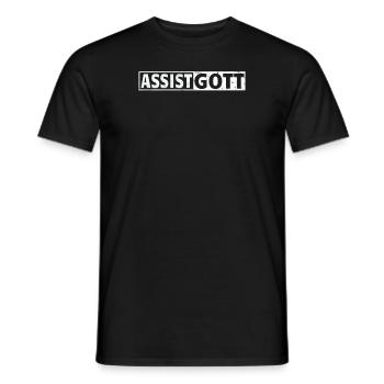 Basketball Geschenkidee Sport Design - Männer T-Shirt - Schwarz - Vorne - AI Model Male 178 light (178cm)