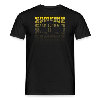 Camper Gift Idea Camping - T-shirt homme - noir - Devant - AI Model Male 178 light (178cm)