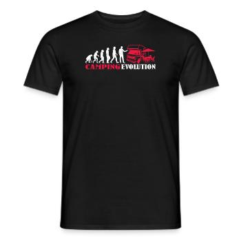 Camper Gift Idea Camping - Men's T-Shirt - black - Front - AI Model Male 178 light (178cm)