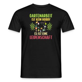 Gartenarbeit Garten Gärtner Geschenk - Männer T-Shirt - Schwarz - Vorne - AI Model Male 178 light (178cm)