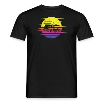 Camper Gift Idea Camping - Men's T-Shirt - black - Front - AI Model Male 178 light (178cm)