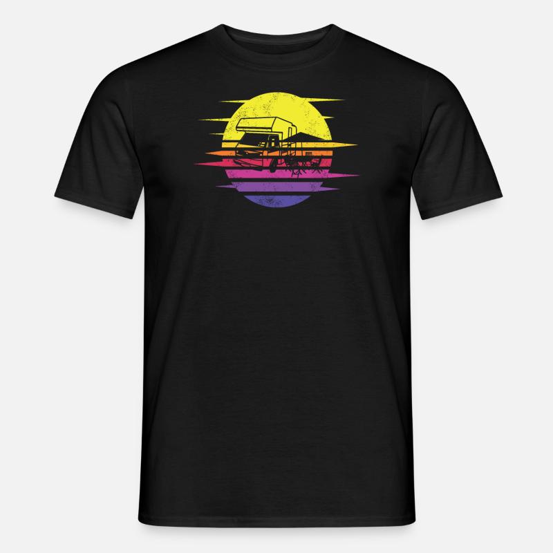 Camper Geschenkidee Camping - Männer T-Shirt - Schwarz