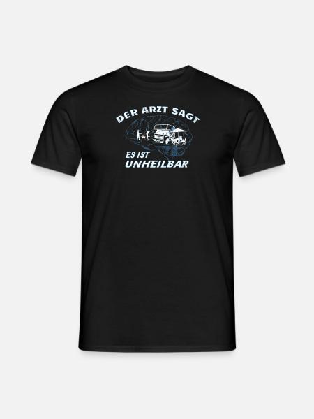 Camper Geschenkidee Camping - Männer T-Shirt - Schwarz