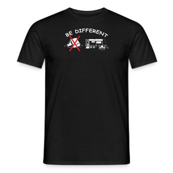 Camper Gift Idea Camping - T-shirt homme - noir - Devant - AI Model Male 178 light (178cm)