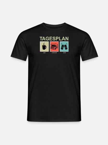 Camper Geschenkidee Camping - Männer T-Shirt - Schwarz
