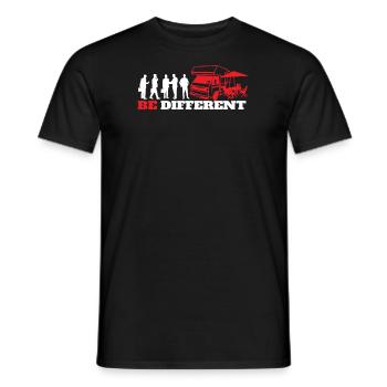 Camper Gift Idea Camping - T-shirt homme - noir - Devant - AI Model Male 178 light (178cm)