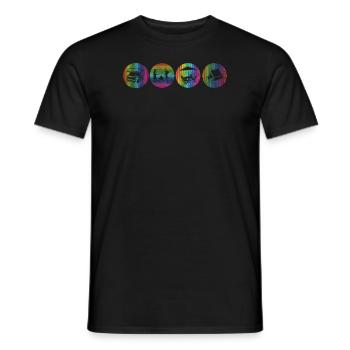 Camper Gift Idea Camping - Men's T-Shirt - black - Front - AI Model Male 178 light (178cm)