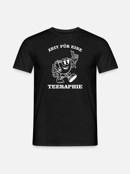 Il est temps pour une Teeraphy Fun Teaccup. - T-shirt homme - noir