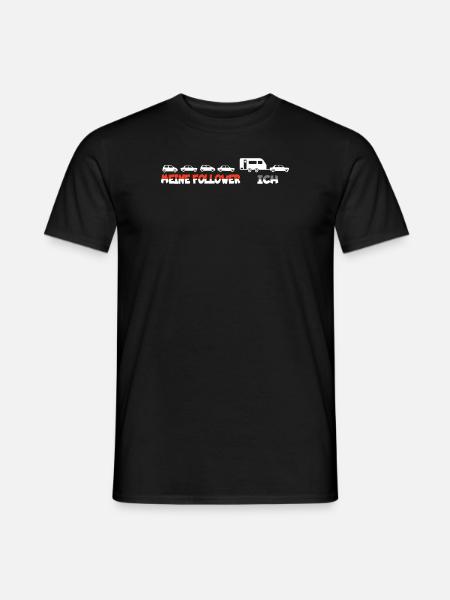 Camper Geschenkidee Camping - Männer T-Shirt - Schwarz