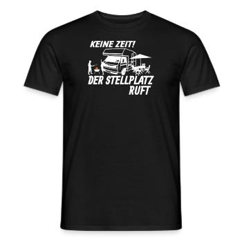 Camper Gift Idea Camping - Men's T-Shirt - black - Front - AI Model Male 178 light (178cm)