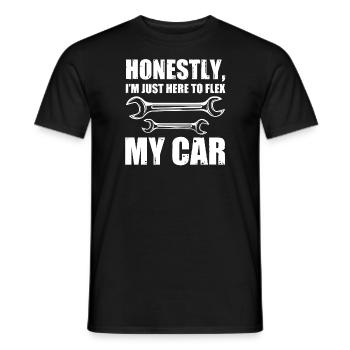 Autos Autos Autoliebhaber Geschenk - Männer T-Shirt - Schwarz - Vorne - AI Model Male 178 light (178cm)