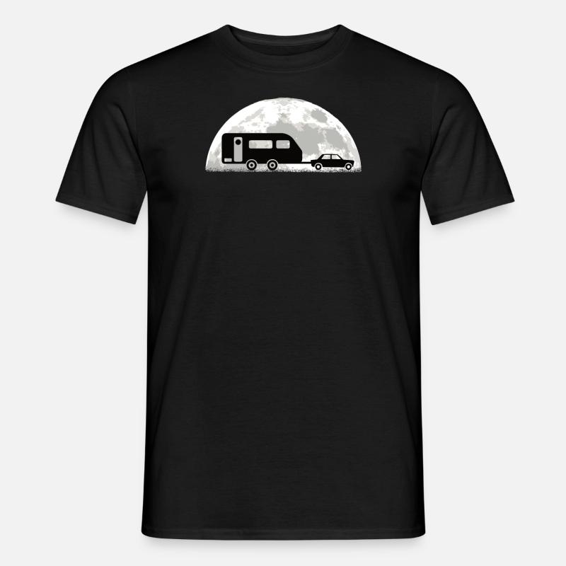 Camper Geschenkidee Camping - Männer T-Shirt - Schwarz