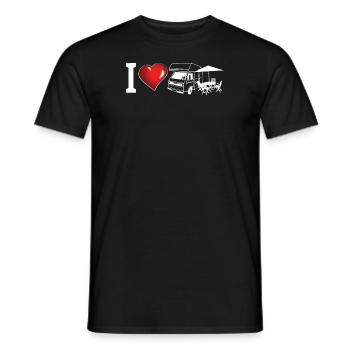 Camper Gift Idea Camping - T-shirt homme - noir - Devant - AI Model Male 178 light (178cm)