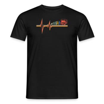 Camper Gift Idea Camping - Men's T-Shirt - black - Front - AI Model Male 178 light (178cm)