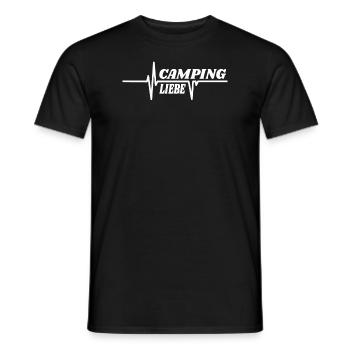 Camper Geschenkidee Camping - Männer T-Shirt - Schwarz - Vorne - AI Model Male 178 light (178cm)