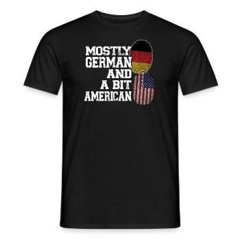 Deutschland Deutsch Deutsche Wurzeln Geschenk - Männer T-Shirt - Schwarz - Vorne - AI Model Male 178 light (178cm)