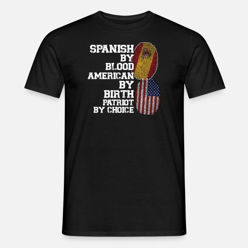 Spanisch Spanien Spanische Wurzeln Geschenk - Männer T-Shirt - Schwarz