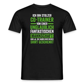 Co-Trainer Sport Assistenztrainer Geschenk - Männer T-Shirt - Schwarz - Vorne - AI Model Male 178 light (178cm)