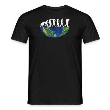 Wandern Zubehör Wanderer Motiv - Männer T-Shirt - Schwarz - Vorne - AI Model Male 178 light (178cm)