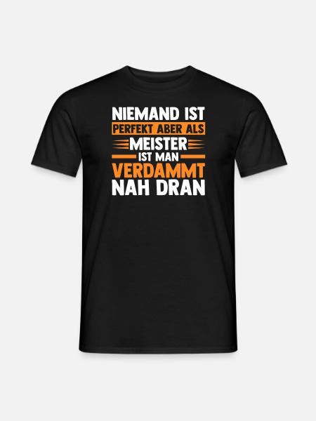 Meister Handwerker Meister Prüfung Geschenk - Männer T-Shirt - Schwarz