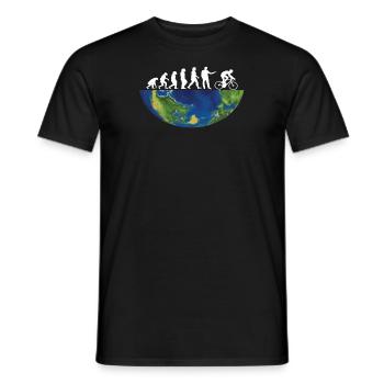 Bicycle Accessories Cyclist Motif - Men's T-Shirt - black - Front - AI Model Male 178 light (178cm)