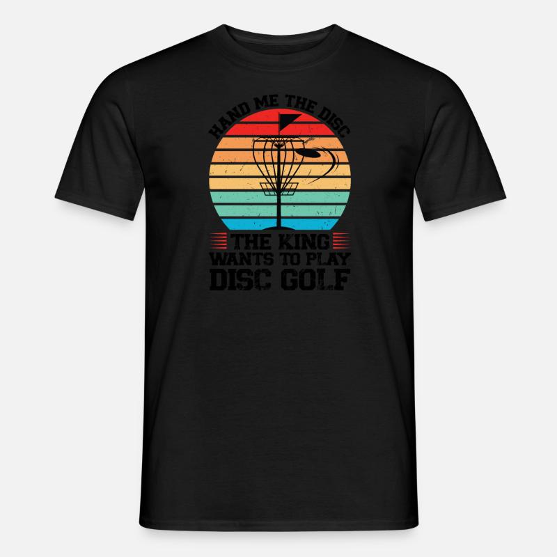 Discgolfer Discgolf Discgolfing Geschenk - Männer T-Shirt - Schwarz