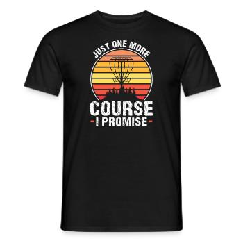 Discgolfer Discgolf Discgolfing Geschenk - Männer T-Shirt - Schwarz - Vorne - AI Model Male 178 light (178cm)