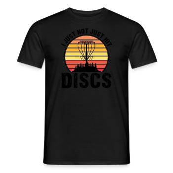 Discgolfer Discgolf Discgolfing Geschenk - Männer T-Shirt - Schwarz - Vorne - AI Model Male 178 light (178cm)