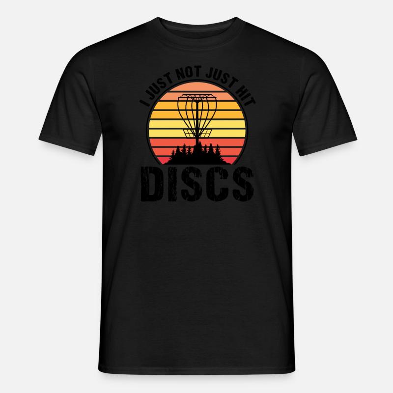 Discgolfer Discgolf Discgolfing Geschenk - Männer T-Shirt - Schwarz