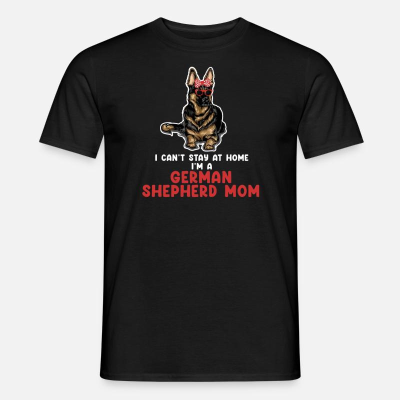 Deutscher Schäferhund Deutsche Schäferhund-Mama De - Männer T-Shirt - Schwarz