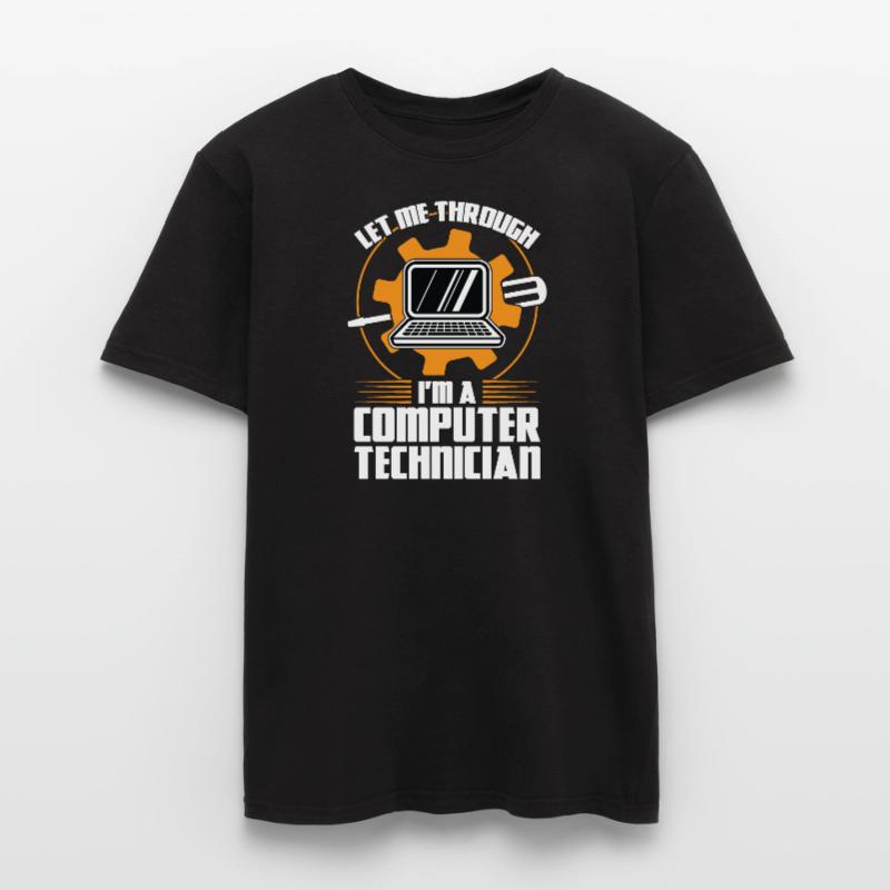 Technischer Support Computertechniker Technischer Männer T-Shirt