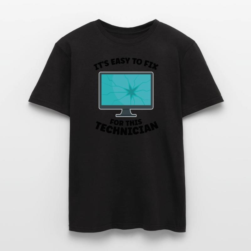 Technischer Support Computertechniker Technischer Männer T-Shirt