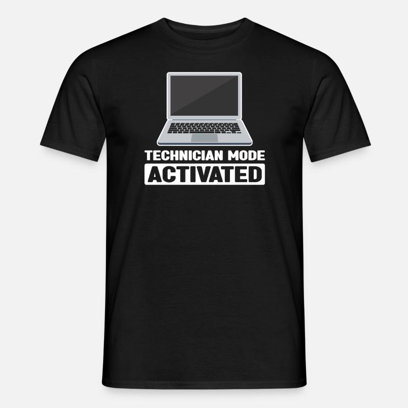Technischer Support Computertechniker Technischer - Männer T-Shirt - Schwarz
