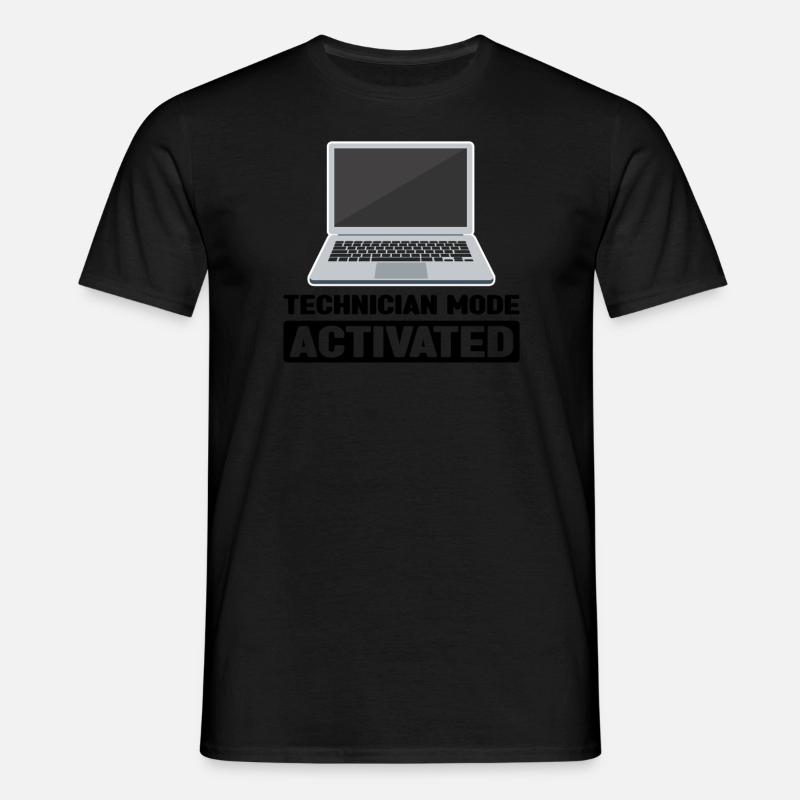 Technischer Support Computertechniker Technischer - Männer T-Shirt - Schwarz