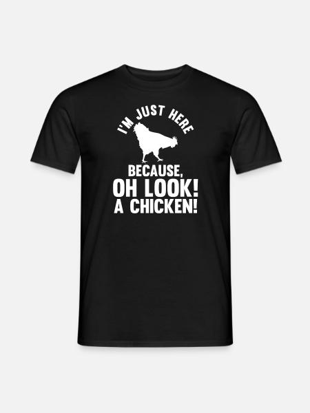 Hühnerhaltung Tierhaltung Geschenk - Männer T-Shirt - Schwarz