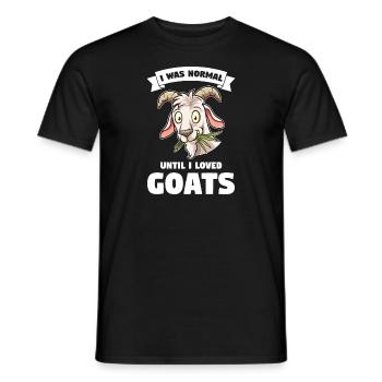 Ziegen Ziegenhof Geschenk - Männer T-Shirt - Schwarz - Vorne - AI Model Male 178 light (178cm)