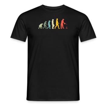 Gardener Accessories Garden Motif - Men's T-Shirt - black - Front - AI Model Male 178 light (178cm)