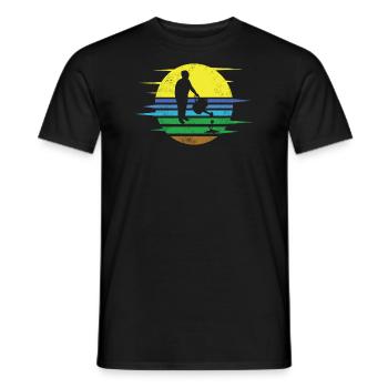 Gardener Accessories Garden Motif - Men's T-Shirt - black - Front - AI Model Male 178 light (178cm)