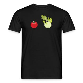 Gardener Accessories Garden Motif - Men's T-Shirt - black - Front - AI Model Male 178 light (178cm)