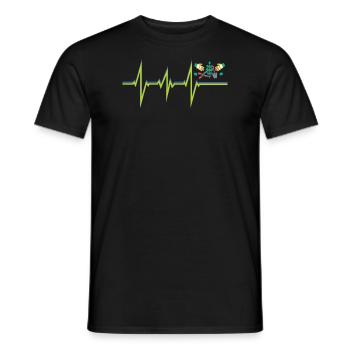 Gardener Accessories Garden Motif - Men's T-Shirt - black - Front - AI Model Male 178 light (178cm)