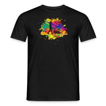 Gardener Accessories Garden Motif - Men's T-Shirt - black - Front - AI Model Male 178 light (178cm)