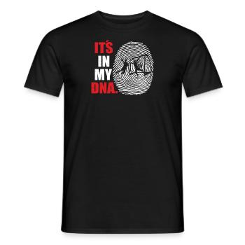 Accessoires de handball motif handball - T-shirt homme - noir - Devant - AI Model Male 178 light (178cm)