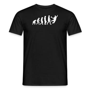 Accessoires de handball motif handball - T-shirt homme - noir - Devant - AI Model Male 178 light (178cm)