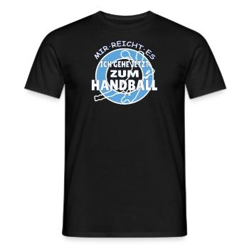 Handball Zubehör handballer Motiv - Männer T-Shirt - Schwarz - Vorne - AI Model Male 178 light (178cm)