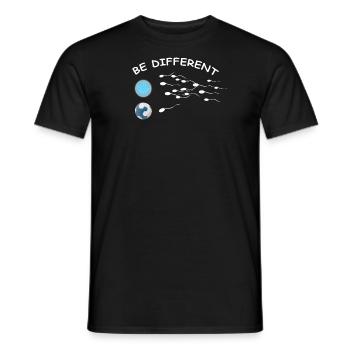 Accessoires de handball motif handball - T-shirt homme - noir - Devant - AI Model Male 178 light (178cm)