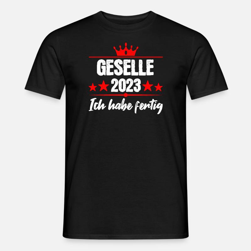 Gesellenbrief Geschenk - Männer T-Shirt - Schwarz